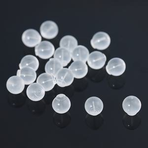TEMU 20개 소프트 실리콘 귀걸이 백, 미끄럼 방지 & 누수 방지, DIY 주얼리 만들기용 투명 볼 디자인 - 골든톤 클러치가 있는 편안한 안전 스터드 백 교체