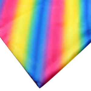 TEMU 1pc 무지개 그라데이션 색상 패턴 퀼팅 원단-57x19.68인치(145x50cm) 부드러운 실크 공예 원단 DIY 수제 프로젝트 미리 자른 패치워크 공예용