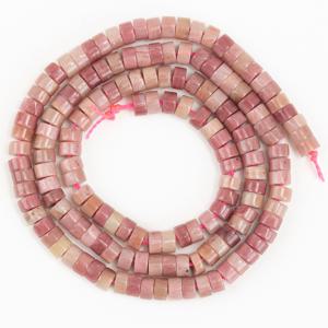 TEMU 2*4mm 천연 스톤 스페이서 비즈 시리즈, 로즈 쿼츠 화이트 토파즈 블루 레이스 아게이트 핑크 동링 스페이서 비즈, DIY 주얼리 액세서리 약 152개입, 2×4mm 광택 있는 생동감 넘치는 천연 스톤 컬렉션 - 독특한 팔찌와 목걸이 디자인 및 DIY 보석 만들기용 합성 보석
