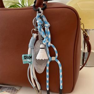 TEMU 1 패셔너블 크리에이티브 테니스 키체인 DIY 가방 펜던트 아웃도어 스포츠 귀여운 선물 액세서리|키링|키링부자재