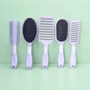 TEMU 5개 세트 멀티 스타일 빗 고품질 마사지 빗 편안한 헤어 케어 다양한 머리 질에 적합 휴대하기 쉬운