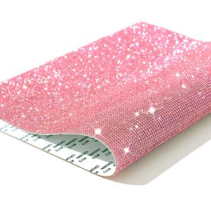 TEMU 1롤 자체 접착 라인스톤 시트 12x20cm(4.7