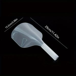 TEMU 1pc 건강 헤어 컷팅 마스크 - 핸들 포함, 투명 플라스틱, 재사용 가능한 헤어 커팅 장비 - 헤어 클립핑으로 얼굴을 보호, 스타일링 도구 | 내구성 있는 플라스틱 헤어 커팅 마스크, 헤어 커팅 도구