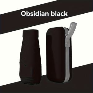 TEMU 휴대용 미니 태양 보호 우산 - 6개 리브 경량 컴팩트 디자인, UV 차단, 40°C 노 타닝, 베이지, 핑크, 라이트 블루, 퍼플 옵션 - 가족 및 친구에게 이상적인 선물, 여행 액세서리, 스타일, 내구성 있는 천장