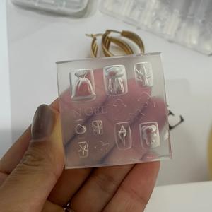 TEMU 1개 고투명 네일 아트 몰드 수조 금붕어 조개 별모양 네일 장식 고투명 레진 액상 몰드