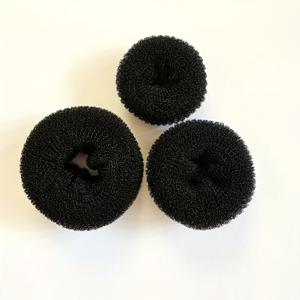 TEMU 3pcs 달콤한 도넛 헤어 번 메이커, 도넛 헤어 롤러, 향이 없는, 여성용, 일반 헤어 스타일, 편안한 텍스처 헤어, DIY 헤어 디자인 도구