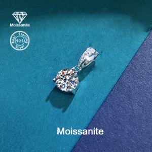 TEMU 925 실버 1캐럿 모이사나이트 티어드롭 펜던트 (체인 미포함), 데일리 웨어, 휴가, 파티, 결혼식, 발렌타인데이, 크리스마스, 할로윈 선물용 패션 주얼리
