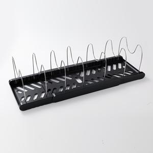 TEMU 확장 가능한 주방 정리대, 뽑아낼 수 있는 서랍 포함 - 냄비 뚜껑 거치대, 주방용품 랙 및 식기 건조대 포함|식기건조대