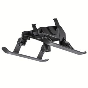 TEMU 접이식 DJI FPV 드론 랜딩 기어 - 높이 조절 가능, 빠른 분해, 충돌 방지 쿠션, 공간 절약 보관, 비파괴 설치, 휴대용 드론 스탠드 | 슬릭 블랙 마감 | 견고한 구조, 드론 액세서리