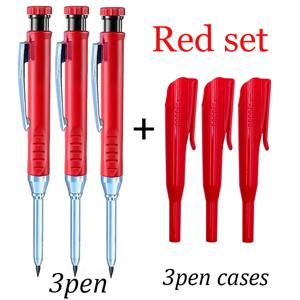 TEMU 6개의 기계식 연필 세트, 2.8mm 팁이 있는 내장 샤프너를 특징으로 합니다. 이러한 단단한 목재 공예 연필은 깊은 구멍을 표시하기 위한 긴 머리를 가지고 있으며, 건설 및 목재 공예 작업에 이상적입니다 (3개의 연필과 3개의 캡을 포함합니다).