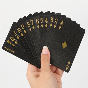 TEMU 방수 게임 카드 - 방수 플라스틱 포커 카드, 크리스마스, 할로윈, 추수감사절 및 게임 밤을 위한 완벽한 선물