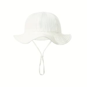 TEMU 1개 귀여운 어린이용 부드러운 버킷 모자 - 연한 베이지색, 통기성 좋은 폴리에스터 소재와 꽃 및 동물 프린트, 캐주얼 의상 및 야외 활동에 완벽, 봄/여름 컬렉션, 다양한 색상 제공|등산모자