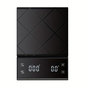TEMU 1pc 고정밀 지능형 핸드 브루드 커피 전자 계량기 - 가정 주방, 컵을 붓는 것, , 프렌치 프레스에 이상적 - 내구성이 뛰어난 플라스틱, 배터리 작동 (AAA), 커피 바 액세서리