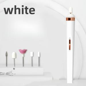 TEMU 2색 USB 전동 네일 드릴, 젤 네일 및 홈 살롱용 전문 아크릴 네일 드릴, 네일 파일과 큐티클 푸셔 포함, 무취, LED 라이트 내장, 장시간 사용 가능한 리튬 배터리, 생일 또는 휴일 선물로 이상적|젤네일