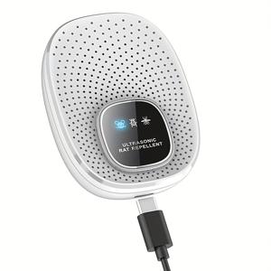 TEMU 오지모, 사운드웨이브 기술 방충기, USB 전원, 가장 효과적인 방충제 - 설치류, 다람쥐, 쥐, 박쥐, 바퀴벌레, 개미, 거미 퇴치