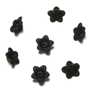 TEMU 100개의 아크릴 흐린 꽃잎 비즈, DIY 보석 제작, 키링, 공예 장식용 작은 스페이서 비즈