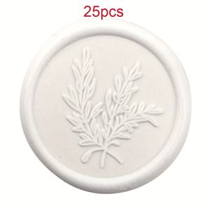 TEMU 25/50/75pcs 왁스 밀봉 스티커, 자체 접착 레진 밀봉, 중립적인 린넨 워밍 그레이, 결혼 초대장, 크리스마스 카드 및 개인화된 스테이션러리에 이상적|실링왁스