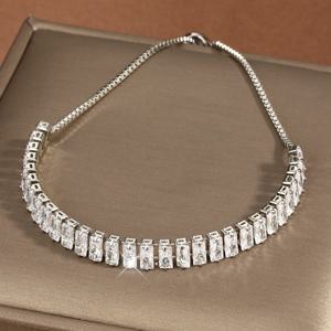 TEMU 1pc 우아한 심플 스타일 18K 금도금 구리 팔찌, 합성 지르코니아 상감, 조절 가능한 슬라이더 디자인, 여성을 위한 멋진 테니스 팔찌, 데일리 웨어 및 선물 제공에 완벽, 할로윈 휴일 테마