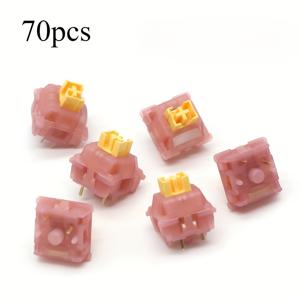 TEMU 아웃무 Silent Switch V3 라임 & 페어치 ABS 키캡 세트 - 내구성, 미끄럼 방지, 쉬운 설치, 기계식 키보드용 맞춤형 교체, 기계식 키보드 맞춤 | 생동감 있는 디자인 | 내구성 있는 ABS|키캡|키캡