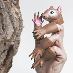 TEMU 새해 손가락 꼭두각시 세트 - 다람쥐, 판다, 고양이, 시바 이누, 퍼그 실리콘 동물 꼭두각시, 재미있는 연극 소품 및 독특한 휴일 선물 아이디어