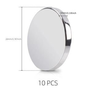 TEMU 고강도 네오디뮴 자석 - 20x3mm 원형 희토류 자석, 냉장고용 소형 디스크, 화이트보드 및 사무실/가정 과학 프로젝트용, 드라이 이레이즈 보드 & 냉장고 호환 가능