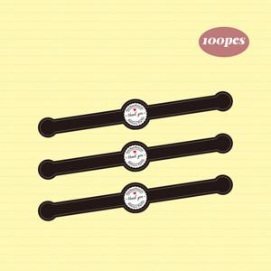 TEMU 쿠키, 사탕, 간식, 베이킹 및 DIY 선물 포장용 핸드메이드 자체 접착 라벨 스티커 100개 세트 - 파티와 공예에 완벽한 귀여운 흑백 스티커