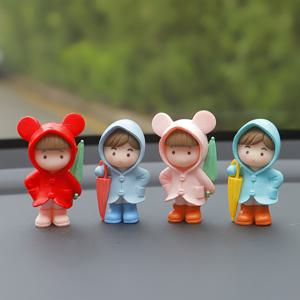 TEMU 4pcs 세트의 인형 장식, 남성용 컴퓨터 데스크, 사무실, 가정용 데스크탑, 침실, 의자, 치유 시리즈, 미니 자동차 장식