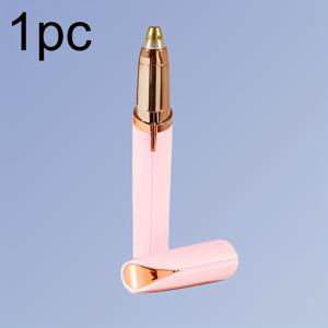 TEMU 2-in-1 충전식 눈썹 제모기 & 얼굴 털 정리기 - LED 라이트, USB 충전, 70분 연속 사용 가능, 무통증 멀티 기능 (눈썹, 코, 입술, 턱, 팔 및 바디용)