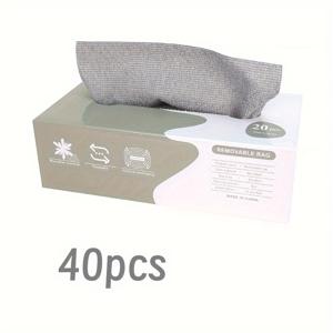 TEMU 40개 (2박스) 모던 마이크로파이버 청소용품, x cm, 주방, 침실, 거실, 파티오용으로 사용할 수 있는 슈퍼 소프트 사각형 타월 - 습식 및 건식 사용, 비직물, 우주 테마, 식기 세척용품 | 타월 | 줄무늬 없는 청소용품