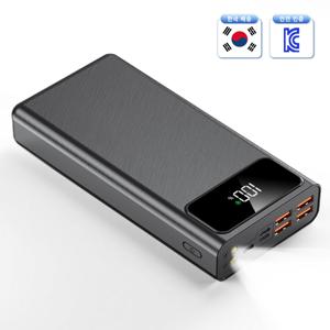 TEMU LED 전량표시 휴대용 대용량 보조배터리 30000mAh