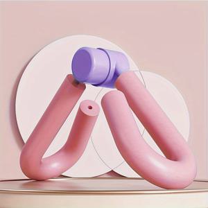TEMU ABS 핑크 골반 바닥 근육 트레이너 - 다리 운동기구로 체형 개선, 산후 회복 및 엉덩이 훈련을 위한 다리 운동기구 - 콤팩트 싱글 팩 레그 운동 장비 (1개)
