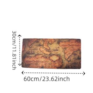 TEMU 1pc 빈티지 해양 지도 인쇄 원활한 가죽 시트, 1.5mm 두께 - DIY 귀걸이, 가방, 휴대폰 케이스, 연필 케이스, 지갑, 핸드백, 의류, 공예 및 헤어 액세서리, DIY 공예 용품|장식 가죽|두꺼운 가죽 재료|지도|필통