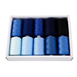 TEMU 402 스레드 홈 핸드 세이밍 멀티 컬러 세트 10 컬러 키트 850 야드 DIY 컬러 스레드 따뜻하고 차가운 톤