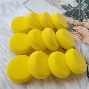 TEMU 12pcs 다기능 페인팅 스폰지, 라운드 수채화 합성 스폰지, 페이스 페인팅, 페인팅, 공예, 도자기, 점토, 도자기, 벽용 아티스트 스폰지