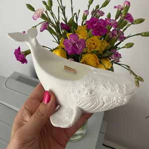 TEMU DIY 다육식물 화분, 레진 공예, 캔들 거치대 및 보관함용 Morgofun 고래 모양 실리콘 몰드 - 수제 석고 및 레진 창작을 위한 다용도 동물 몰드