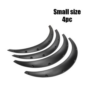 TEMU 4pcs 범용 폴리우레탄 와이드 바디 휠 아치 트림, 매트 핏, JDM 스타일 차량 바디 키트 액세서리, 세단, SUV 및 차량용