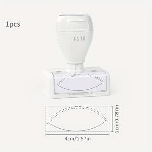 TEMU 초보자를 위한 재사용 가능한 속눈썹 연습 스탬프, 정밀한 모양의 ABS 수지 속눈썹 연장 훈련 도구, 메이크업 아티스트가 뾰족한 속눈썹 기술을 배우기에 이상적, 속눈썹 연장 용품