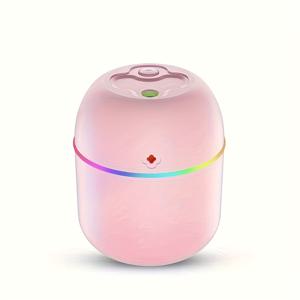 TEMU USB 가습기 아로마릴랙스 머신, 침실, 거실, 책상용, 차량용 가습기에 적합, 행운의 컬러풀 카 아로마릴랙스 머신, 분위기 조명 가습기와 USB 스프레이 머신, 아로마릴랙스 스프레이