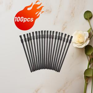 TEMU 50/100개 일회용 나일론 헤어 브러시, 다목적 메이크업 브러쉬, 휴대용 작은 립 브러시 글로스 브러시 메이크업 도구
