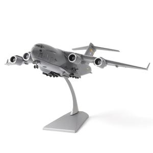 TEMU 1:200 스케일 C-17 리얼리스틱 합금 비행기 모델 디스플레이 스탠드 포함 - 내구성 플라스틱/아연 합금, 전원 불필요, 항공 애호가용, 생일, 할로윈, 크리스마스 선물, 모형 비행기, 실감 디자인, 메탈릭 마감