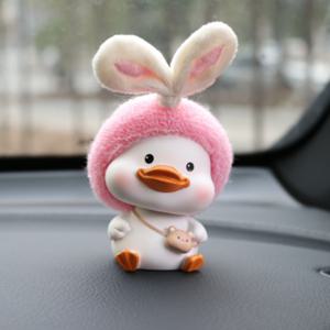 TEMU 오토크루 자동차 차량용 흔들 인형 대시보드 대쉬보드 오리인형