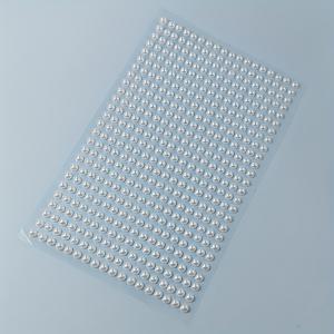 TEMU 468 비즈/4Mm 진주, 자체 접착 진주 스티커, 빛나는 진주 스티커, 머리, 얼굴, 메이크업, 눈, 손톱, 그리고 장신구로 사용됩니다.