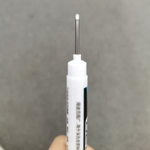 TEMU 1개/3개 세트 빠른 건조 화이트 젤 롤러볼 마커 펜, 유리·타이어·노트북용 고정 잉크 (0.7mm, 1mm, 2.5mm), 번짐 방지|타이어