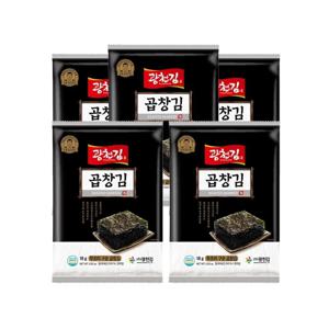 TEMU 광천김 무조미 곱창김 전장김 10봉