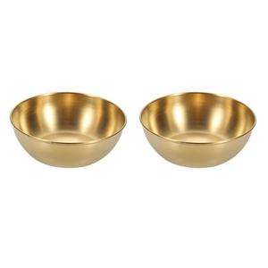 TEMU 2pcs 소원 스테인레스 스틸 골드 실버 조미료 접시 스시 치킨 소스 케첩 바베큐 소스 접시 세트