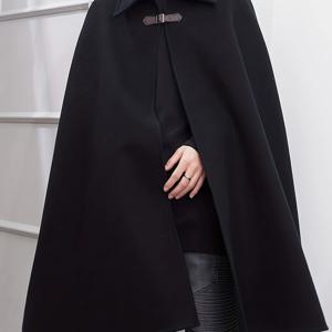 TEMU INCERUN 남성용 클로크 코트 재킷 - 페이크 혼방 루즈핏 라펠 칼라 원버튼 프론트, 솔리드 컬러 스트릿웨어 케이프 코트 봄용, 세탁기 사용 가능 (사이즈 S-5XL), 다재다능 레이어링 피스, 트렌치 스타일 케이프, 신축성 없는 소재, 플러스 사이즈