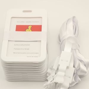 TEMU 끈이있는 10pcs 작업 카드 소지자 ID 카드 소지자 Id 카드 소지자