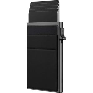 TEMU 1개 남성용 Rfid 신용카드 홀더, 스마트 지갑 은행 카드 홀더 금속 얇은 슬림 팝업 알루미늄 지갑