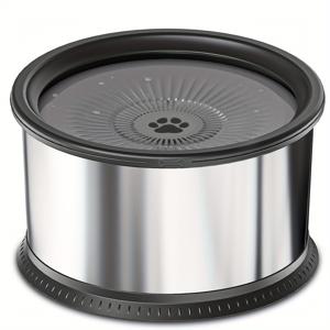 TEMU 1.6갤런 (6.5L) 대형 강아지 물그릇 - 미끄럼 방지 매트 포함, 슬립프루프 디자인, 대형견/멀티펫용, 홈/보딩/켐플스 필수품, 내구성 강한 구조, 쉽게 세척 가능, 튼튼한 켐플 용품, 다중 반려동물 가정용