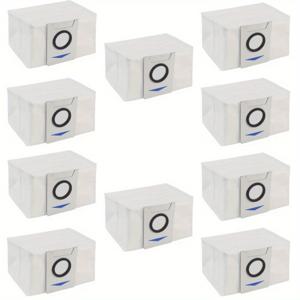 TEMU ECOVACS & DEEBOT 로봇 진공청소기용 먼지백 10개 - 고밀봉, 3L 용량, X1, T10, T20 시리즈 호환 | 공기를 깨끗하고 집을 깔끔하게 유지